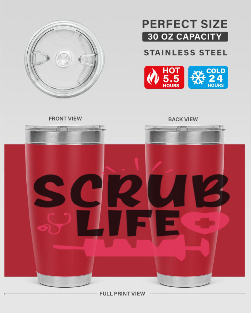 scrub life Style Style 44#- nurse- tumbler