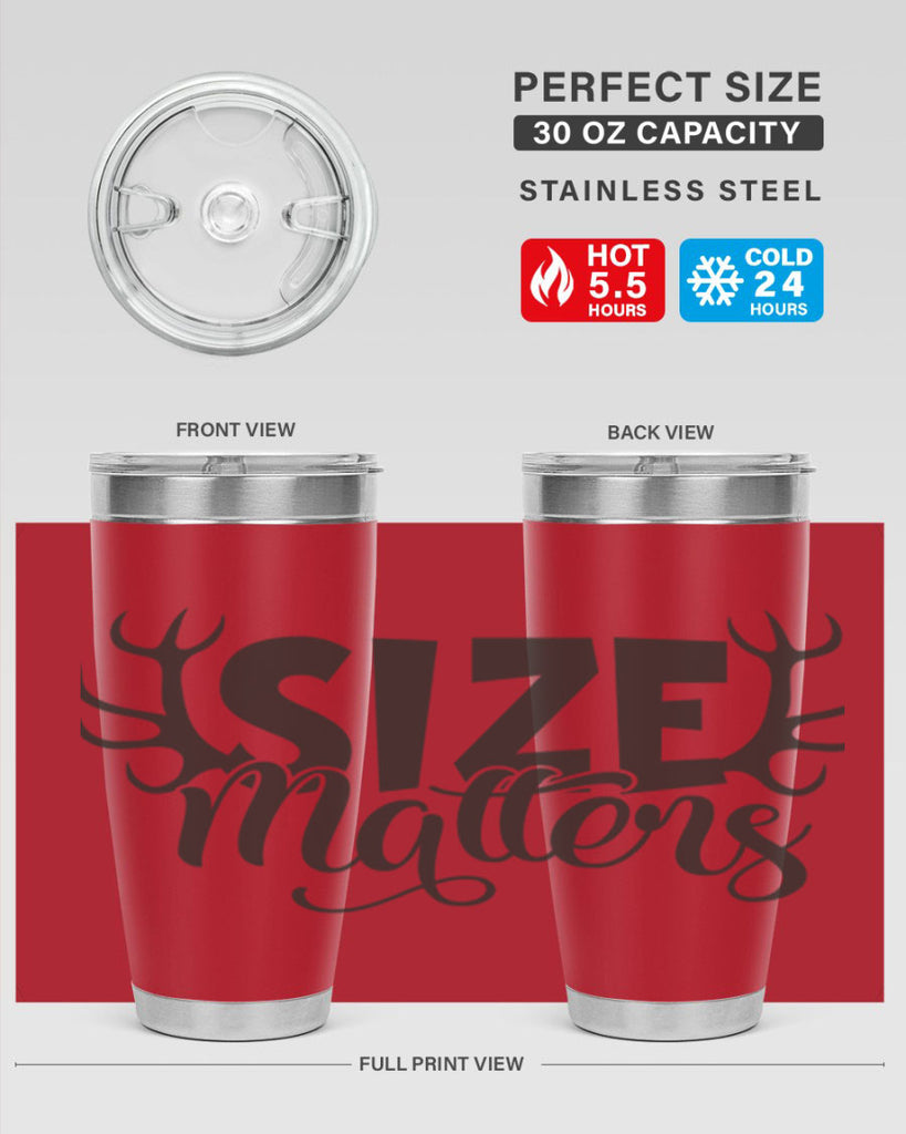 size matters 2#- hunting- Tumbler