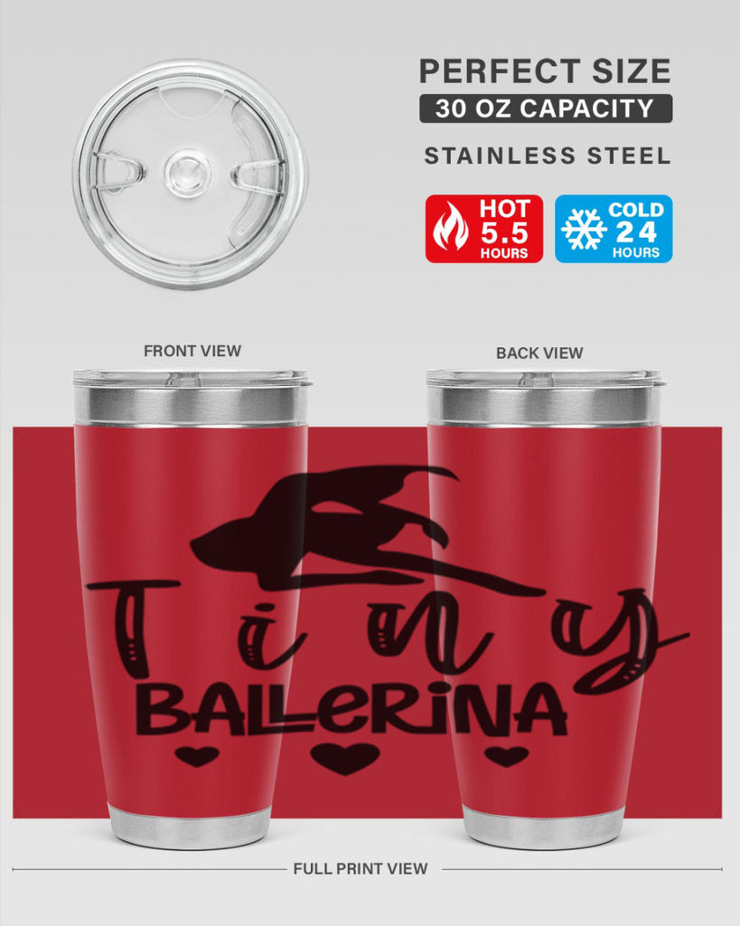 tiny ballerina 88#- ballet- Tumbler