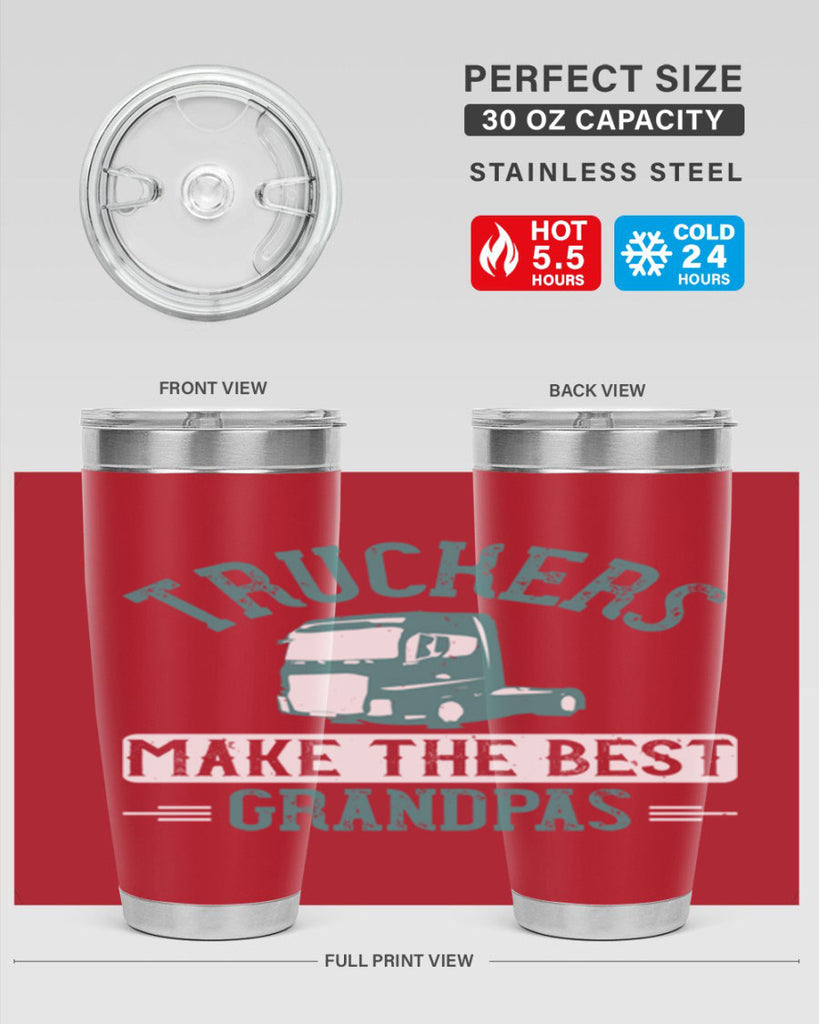 truckers make the best grandpas Style 12#- truck driver- tumbler