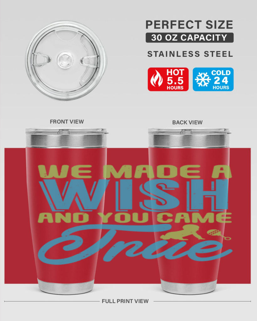 we made a wish and you can true Style 164#- baby- tumbler