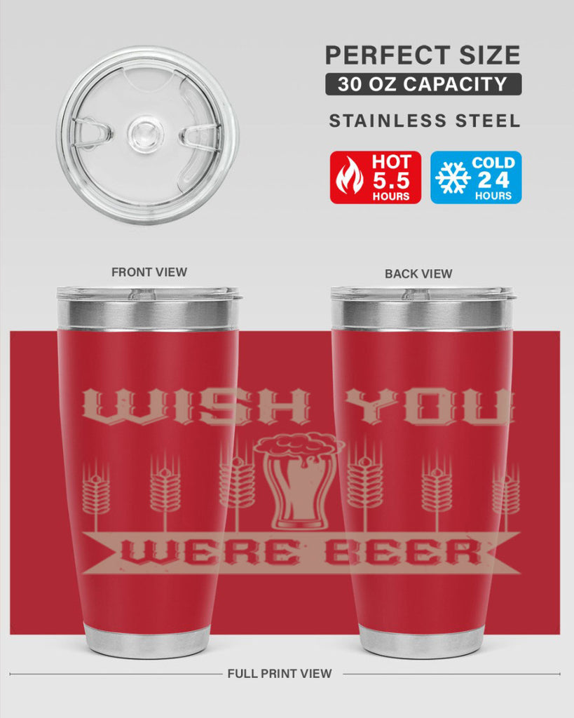 wish you were beerr 1#- beer- Tumbler