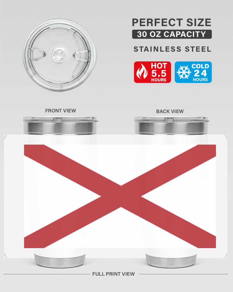 Alabama 51#- Us Flags- Tumbler