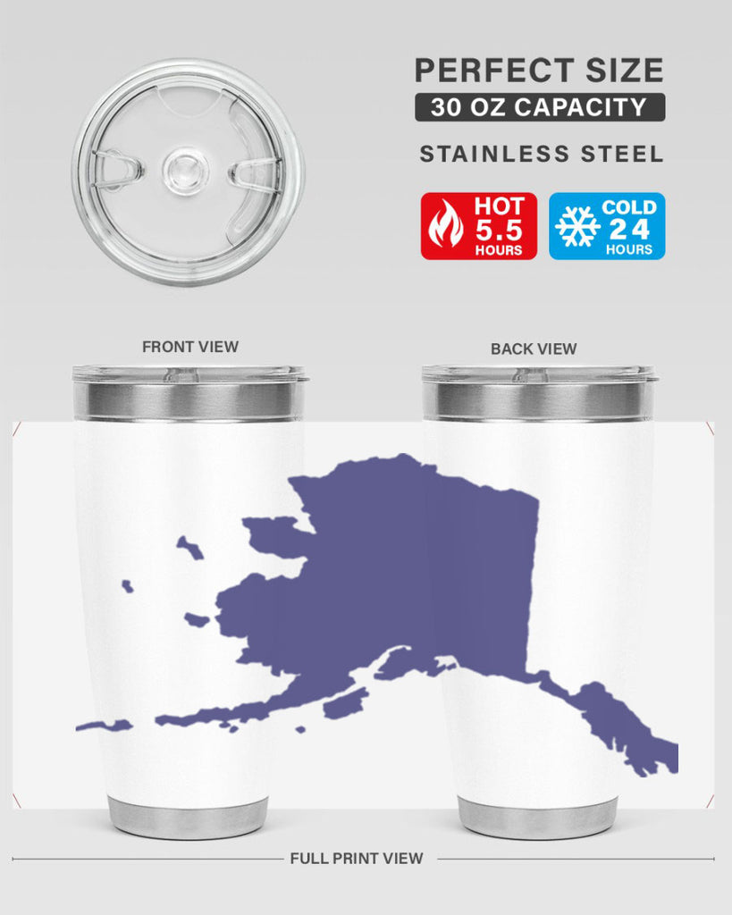 Alaska 49#- stateflags- Tumbler