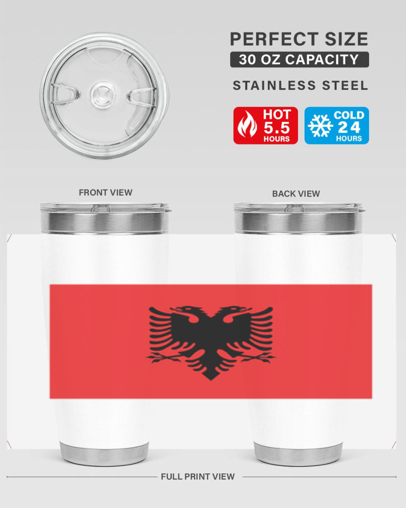 Albania 196#- world flags- Tumbler