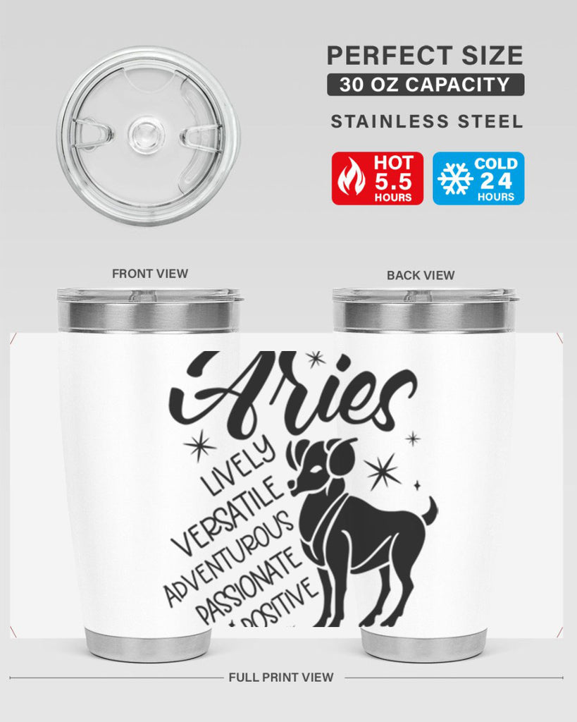 Aries 100#- zodiac- Tumbler