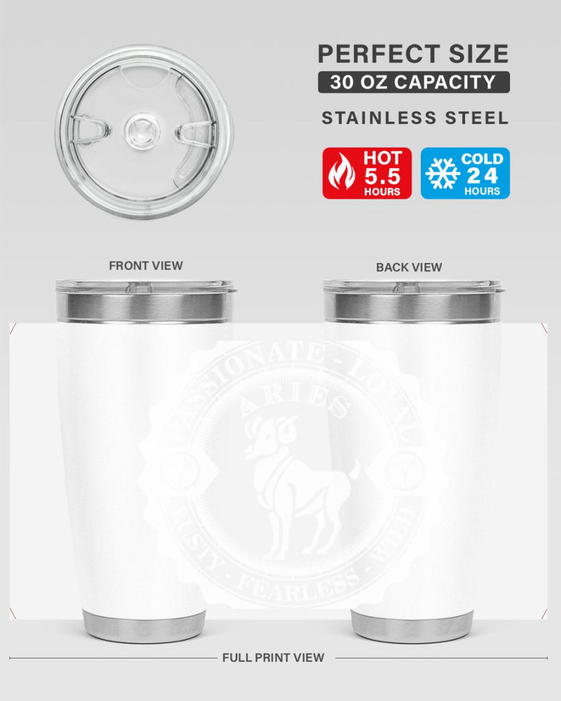 Aries 4#- zodiac- Tumbler