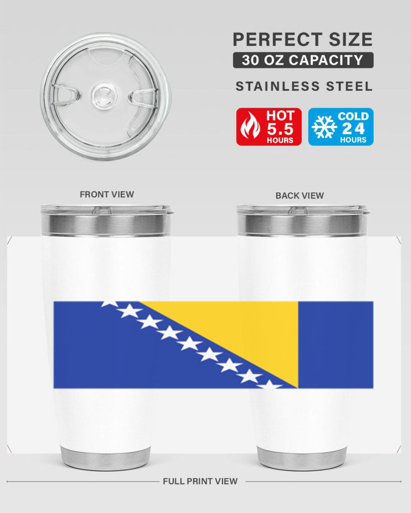 Bosnia and Herzegovina 176#- world flags- Tumbler