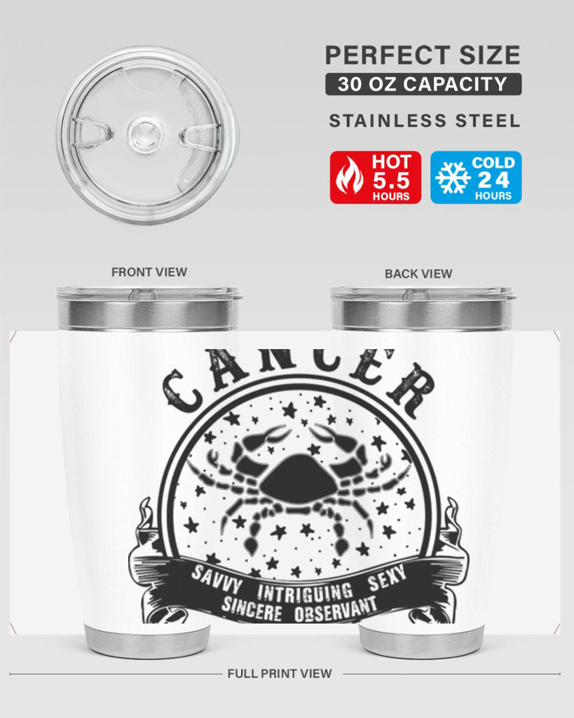 Cancer 13#- zodiac- Tumbler