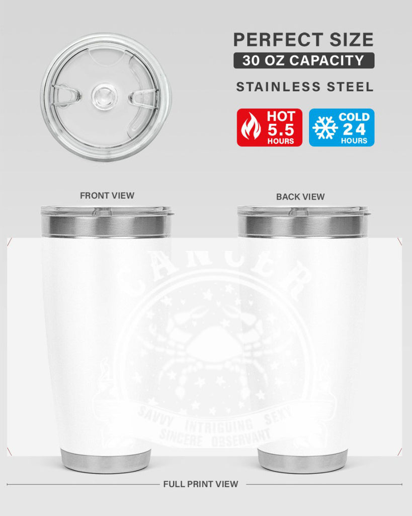 Cancer 14#- zodiac- Tumbler