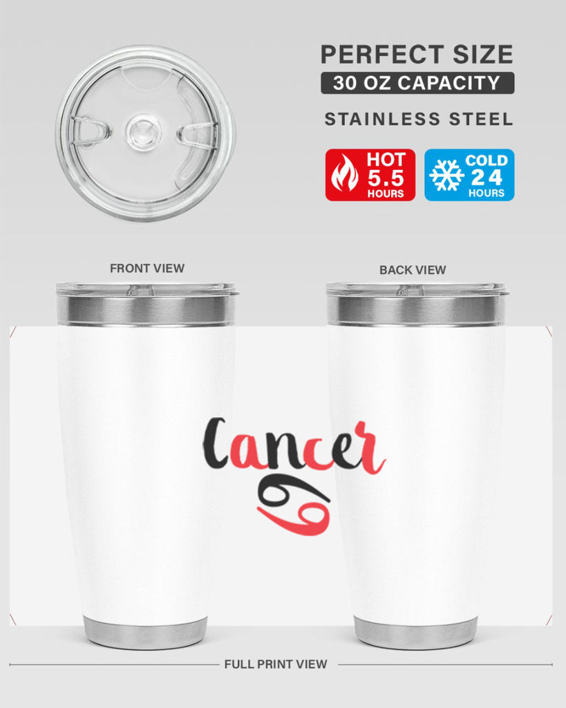 Cancer 152#- zodiac- Tumbler