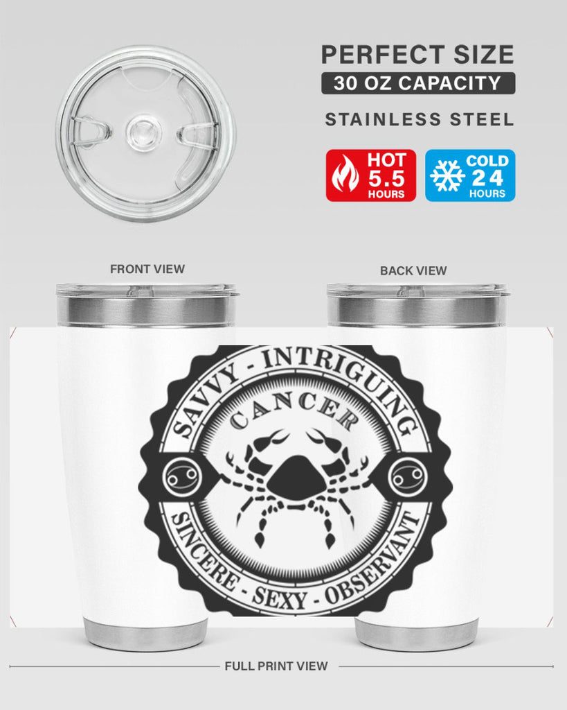 Cancer 15#- zodiac- Tumbler