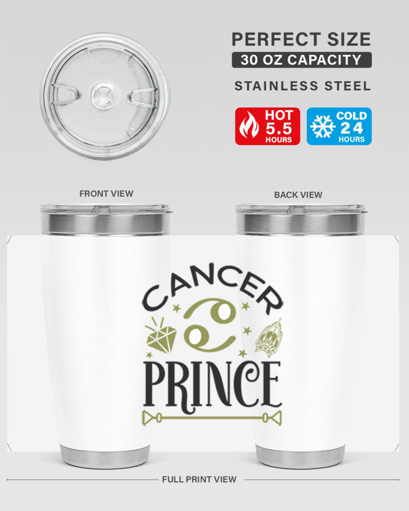 Cancer prince 159#- zodiac- Tumbler
