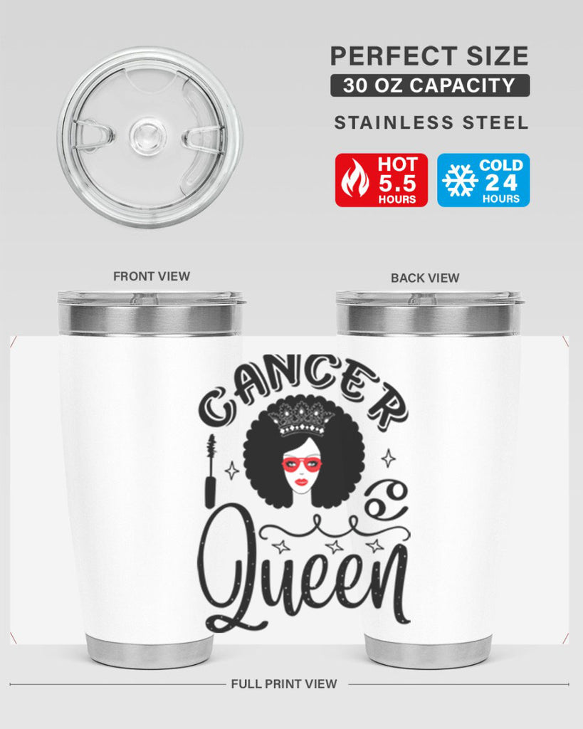 Cancer queen 162#- zodiac- Tumbler