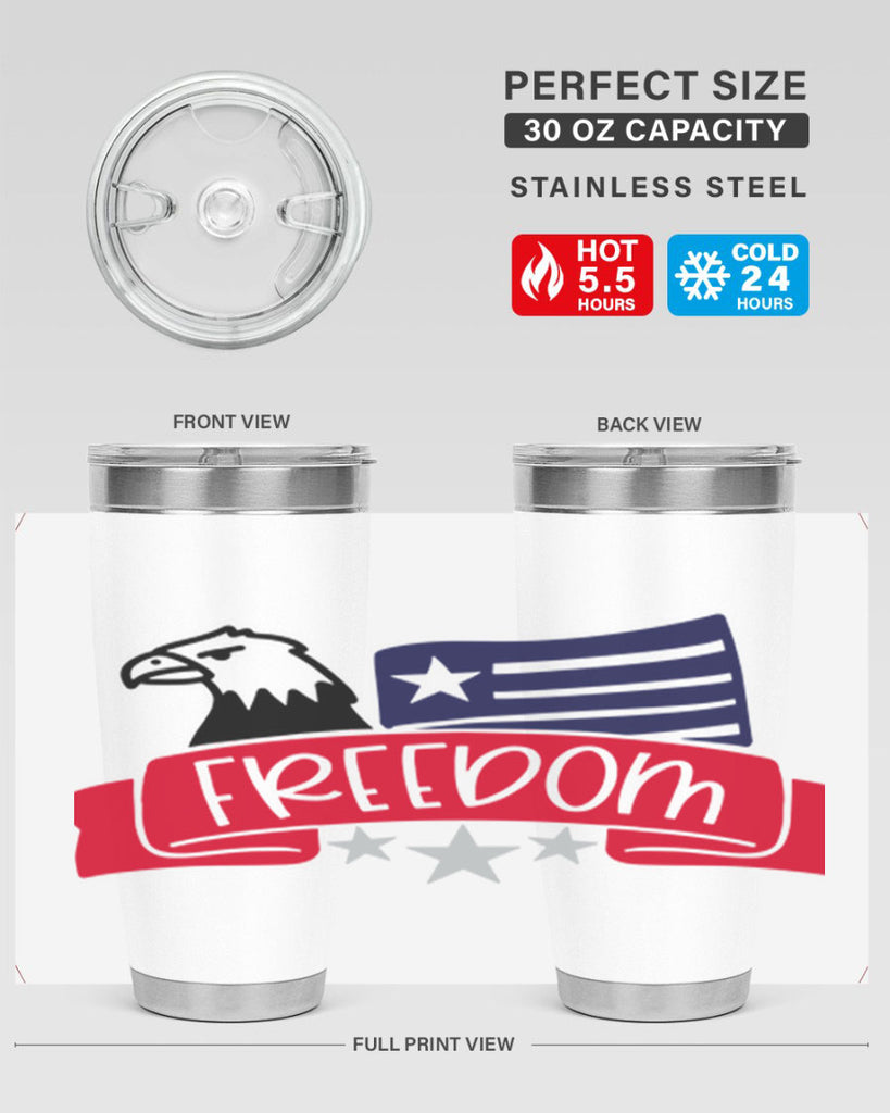 Freedom Style 147#- Fourt Of July- Tumbler