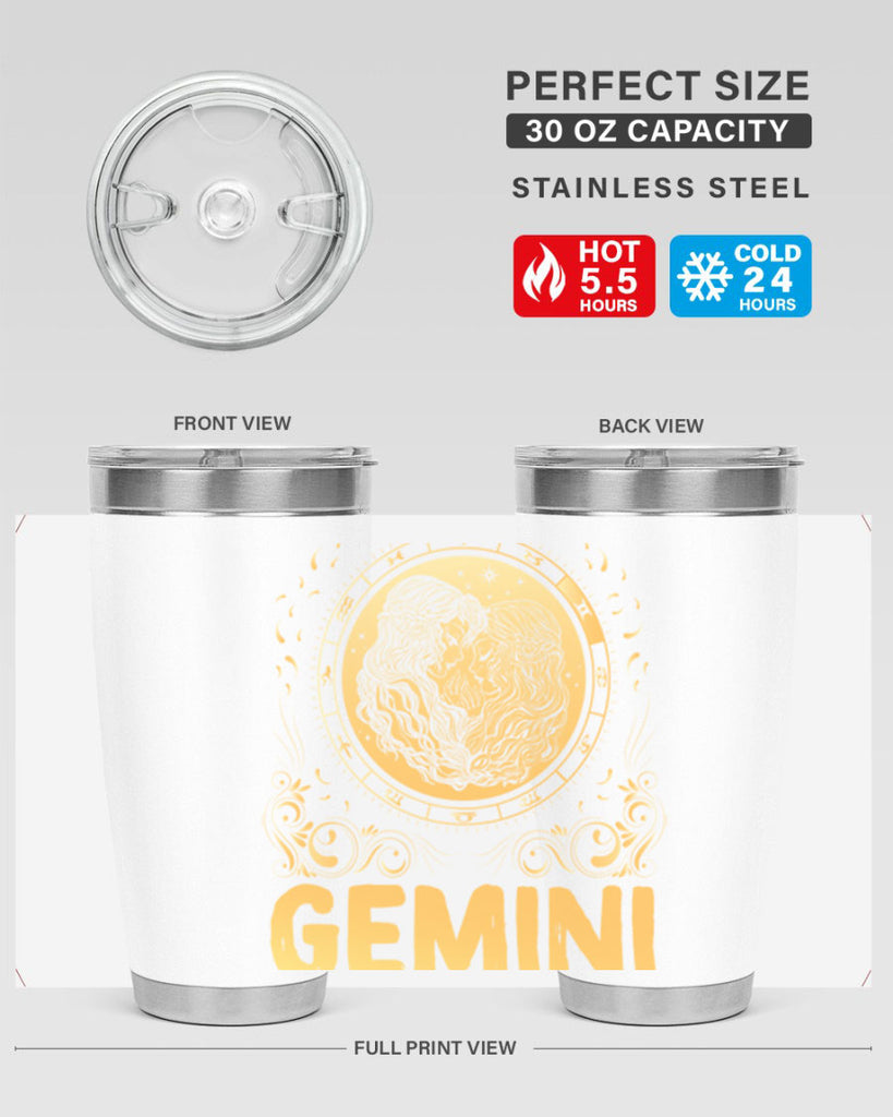 Gemini 234#- zodiac- Tumbler