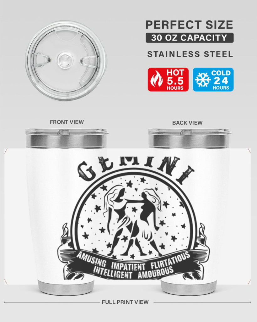 Gemini 9#- zodiac- Tumbler