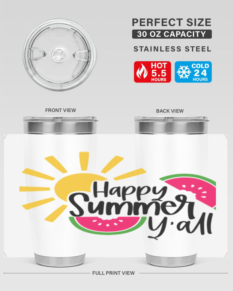 Happy Summer Yall Style 41#- summer- Tumbler