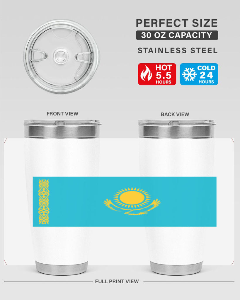 Kazakhstan 111#- world flags- Tumbler