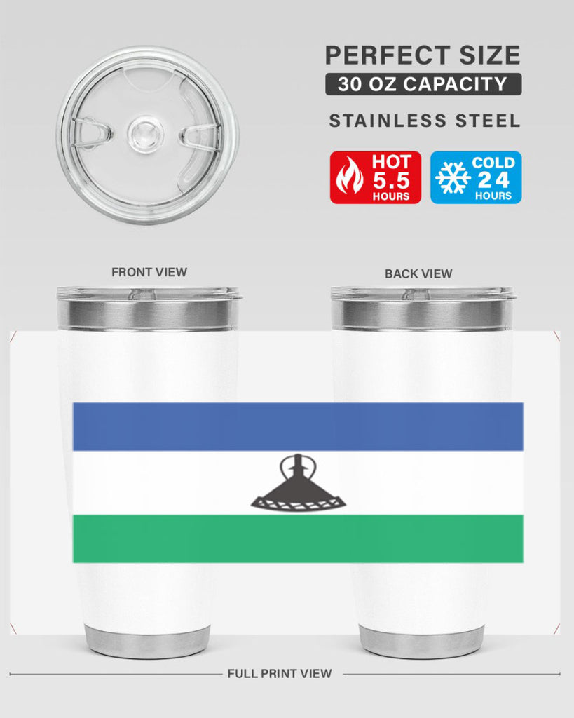 Lesotho 102#- world flags- Tumbler