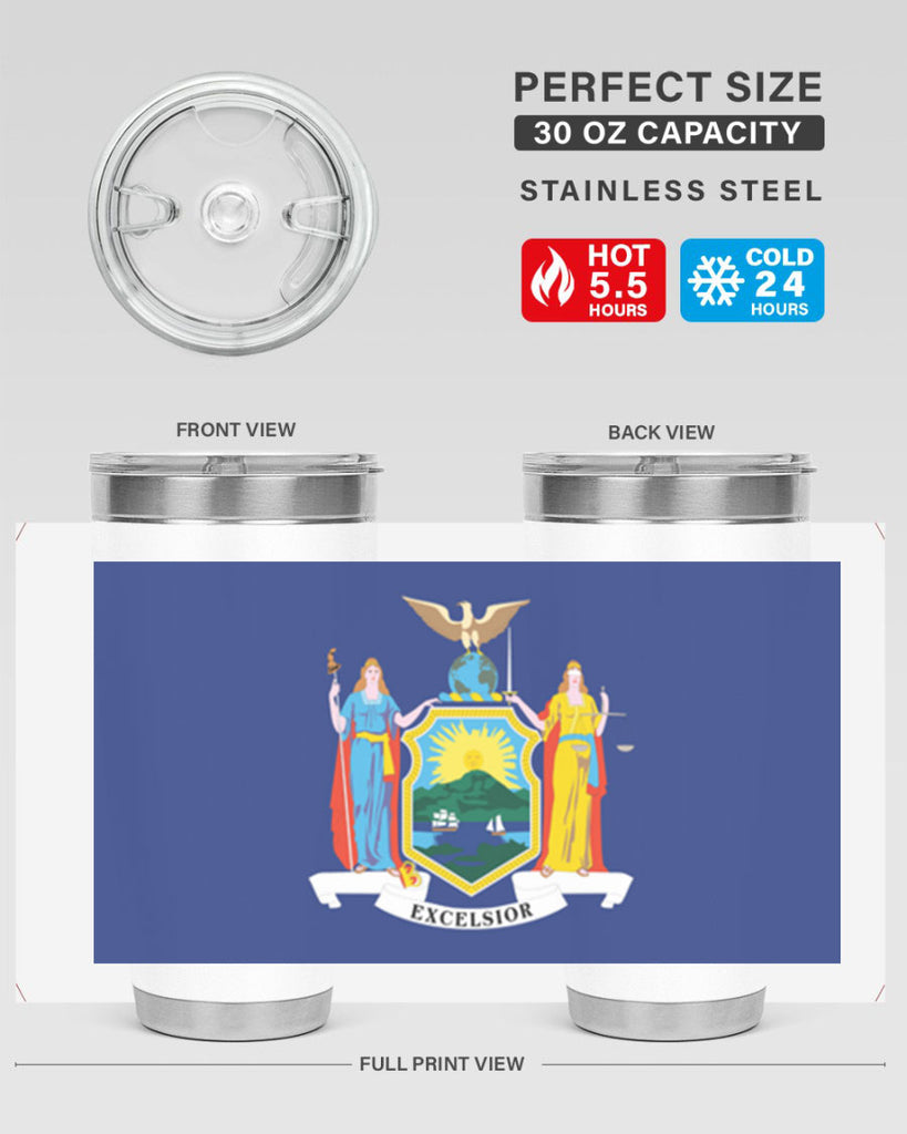 New York 20#- Us Flags- Tumbler