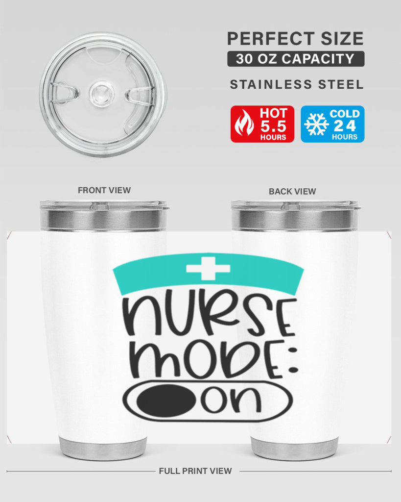 Nurse Mode On Style Style 103#- nurse- tumbler