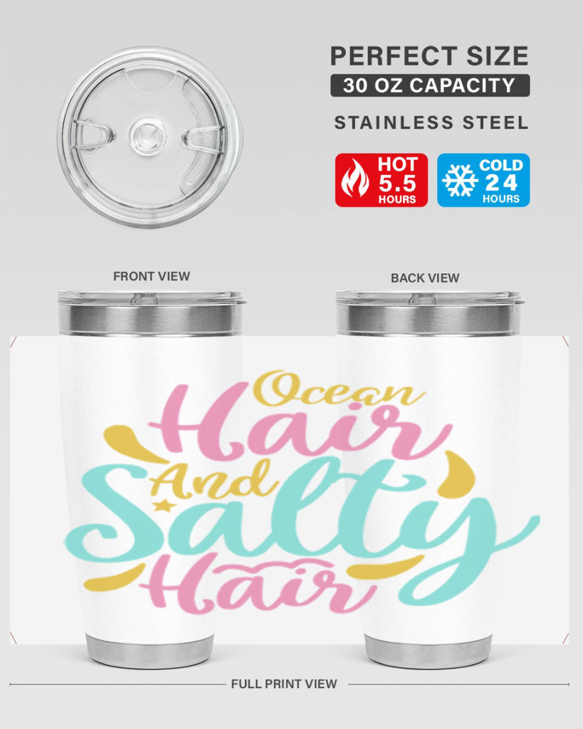 OCEAN HAIR SALTY HAIR Style 60#- summer- Tumbler