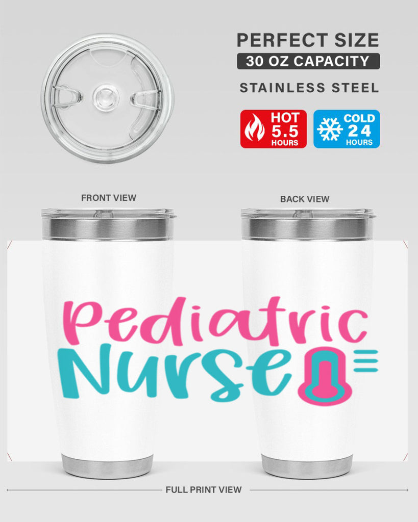 Pediatric Nurse Style 357#- nurse- tumbler