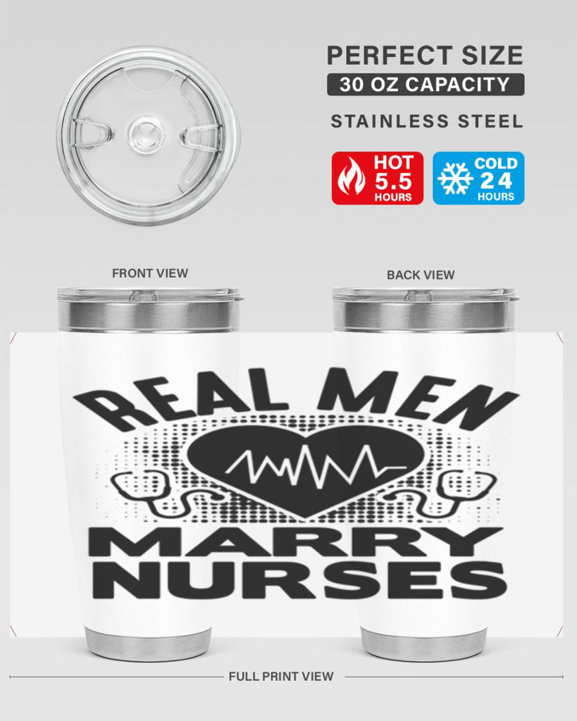 Real men Style 253#- nurse- tumbler