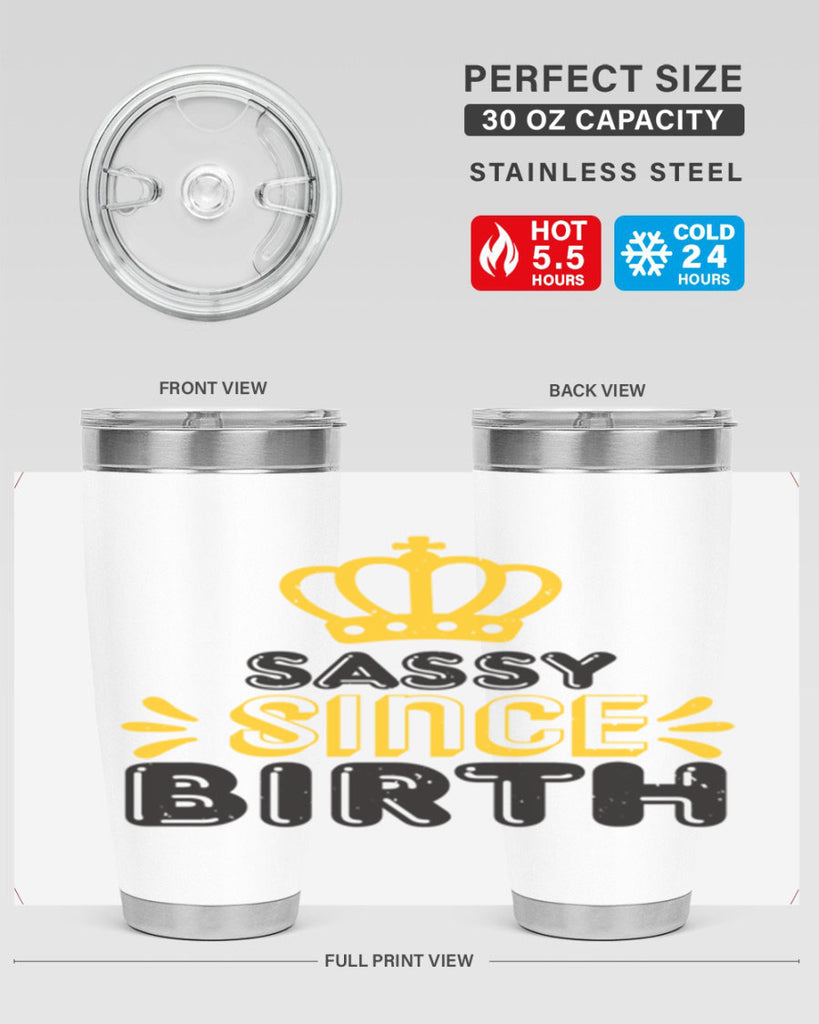 Saddy since birth Style 16#- baby shower- tumbler