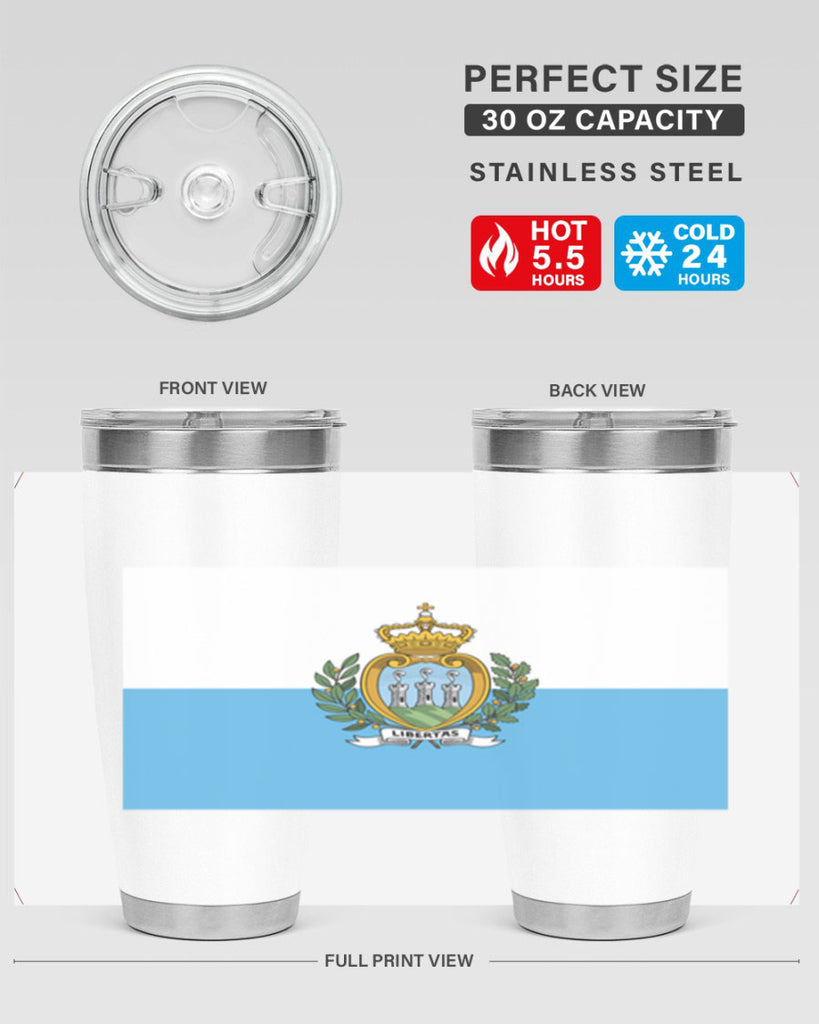 San Marino 48#- world flags- Tumbler