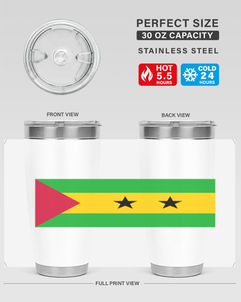 Sao Tome and Principe 47#- world flags- Tumbler