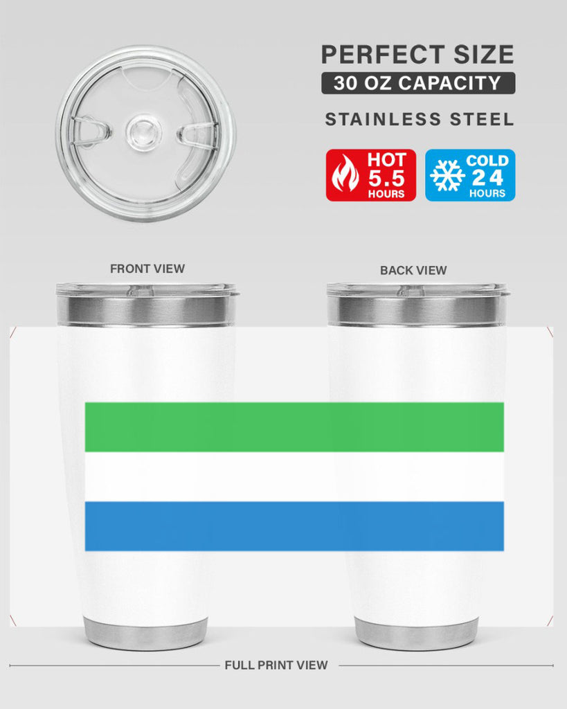 Sierra Leone 42#- world flags- Tumbler