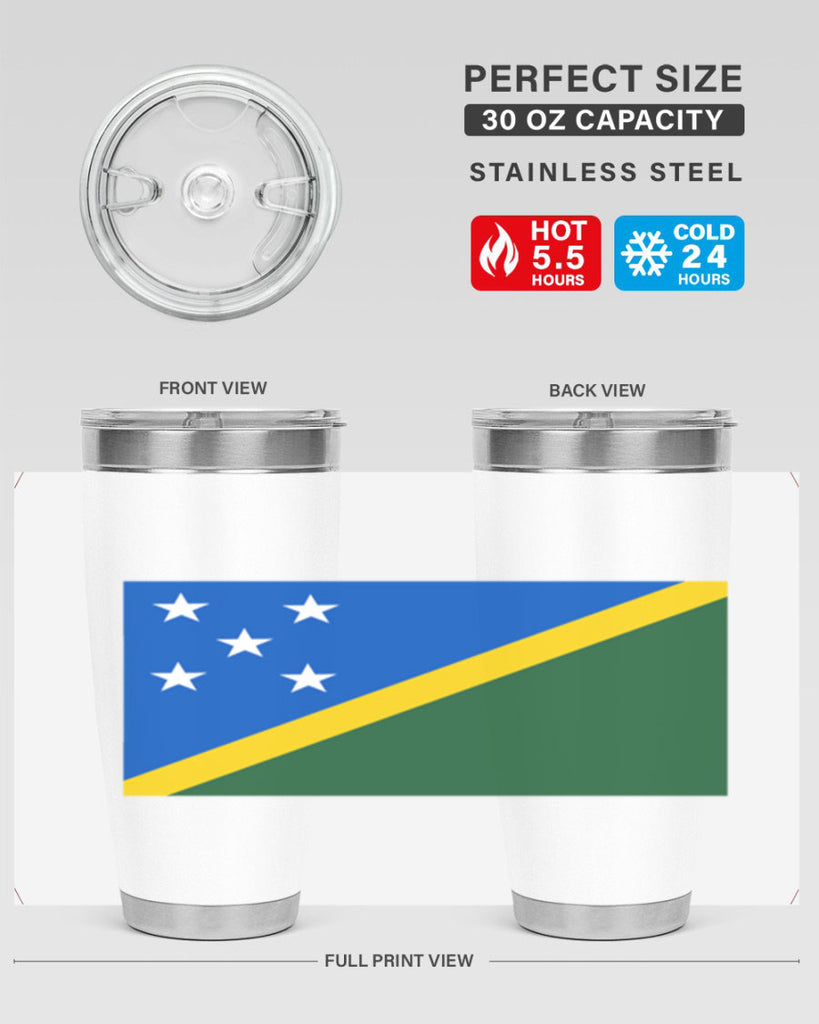 Solomon Islands 38#- world flags- Tumbler