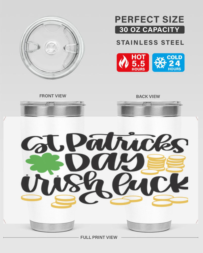 St Patricks Day Irish Luck Style 28#- St Patricks Day- Tumbler