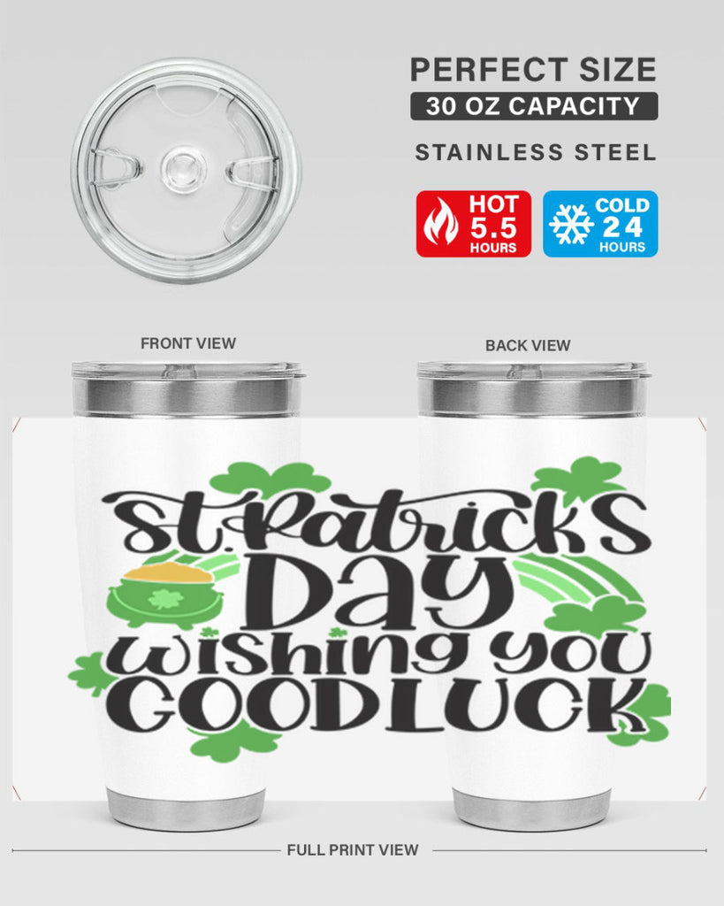 St Patricks Day Wishing You Good Luck Style 27#- St Patricks Day- Tumbler