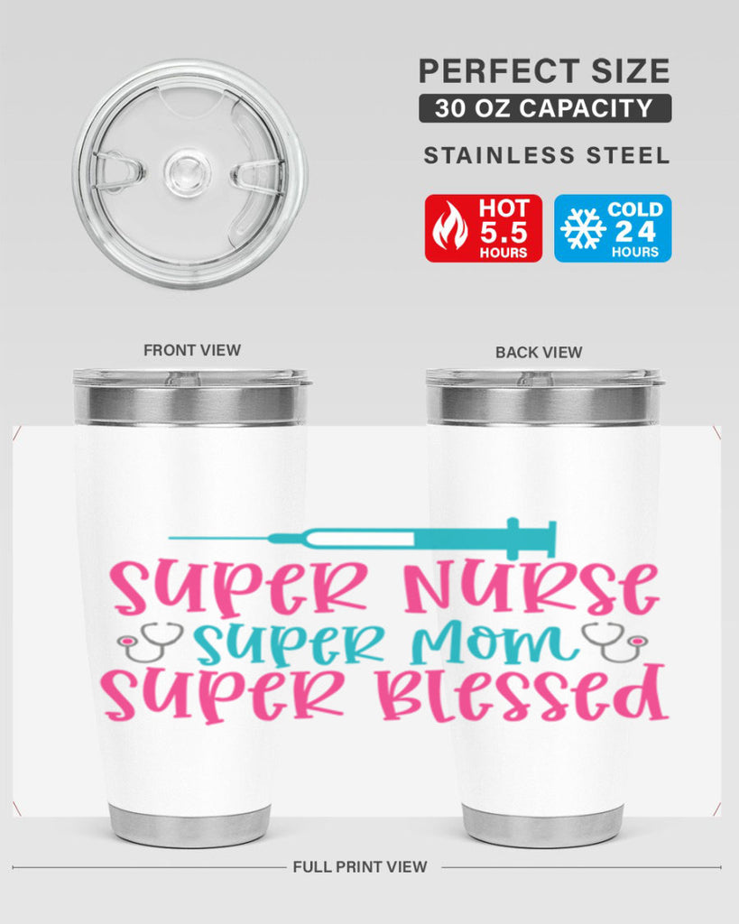 Super Nurse Super Mom Style Style 24#- nurse- tumbler
