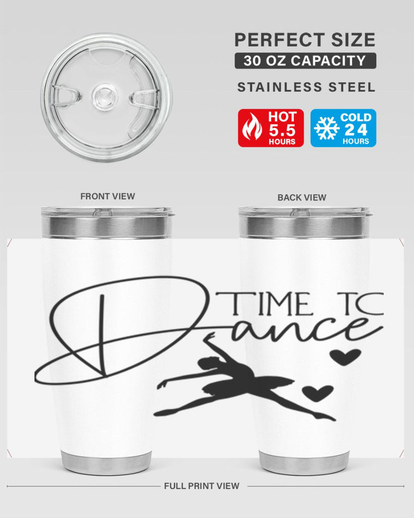 Time to Dance 85#- ballet- Tumbler
