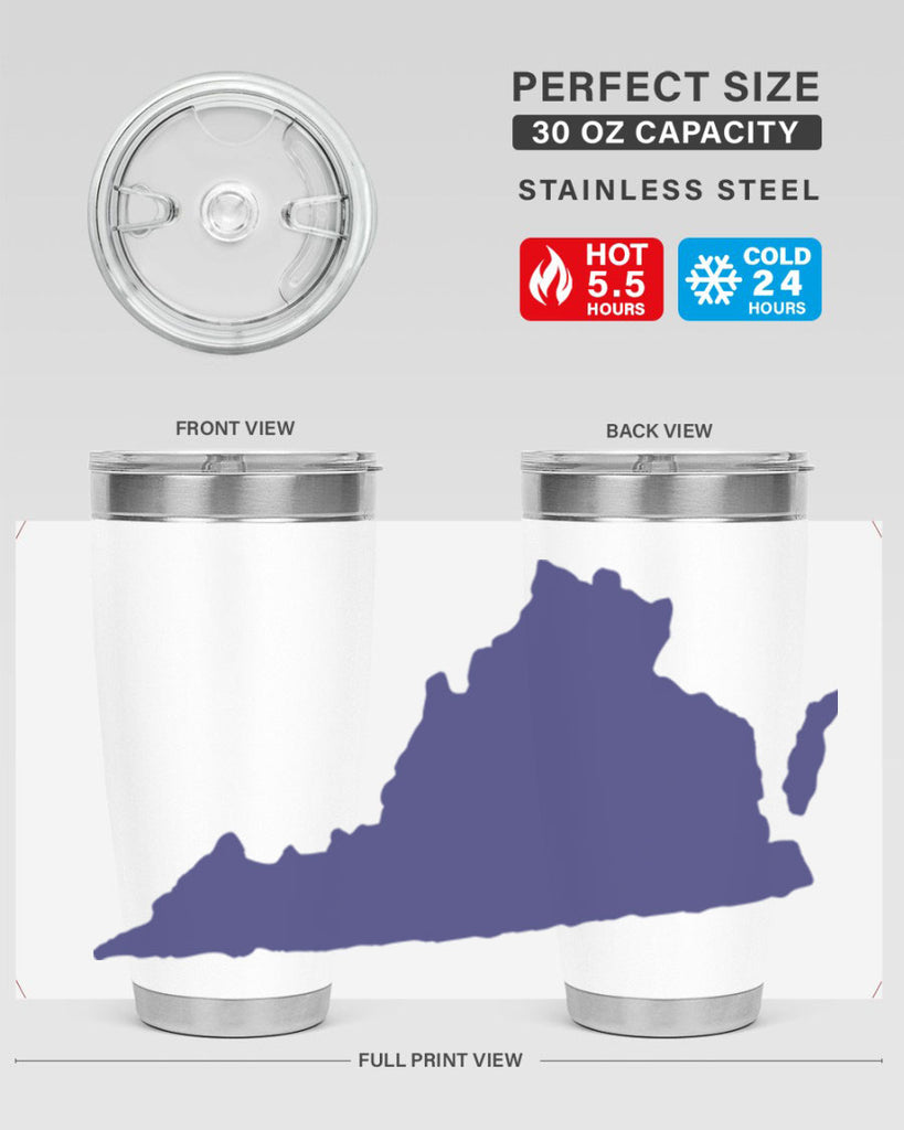 Virginia 5#- stateflags- Tumbler