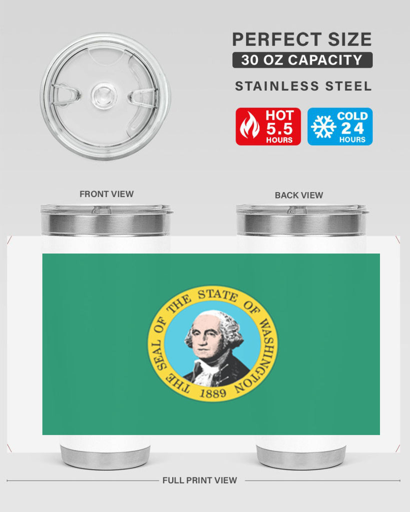 Washington 4#- stateflags- Tumbler