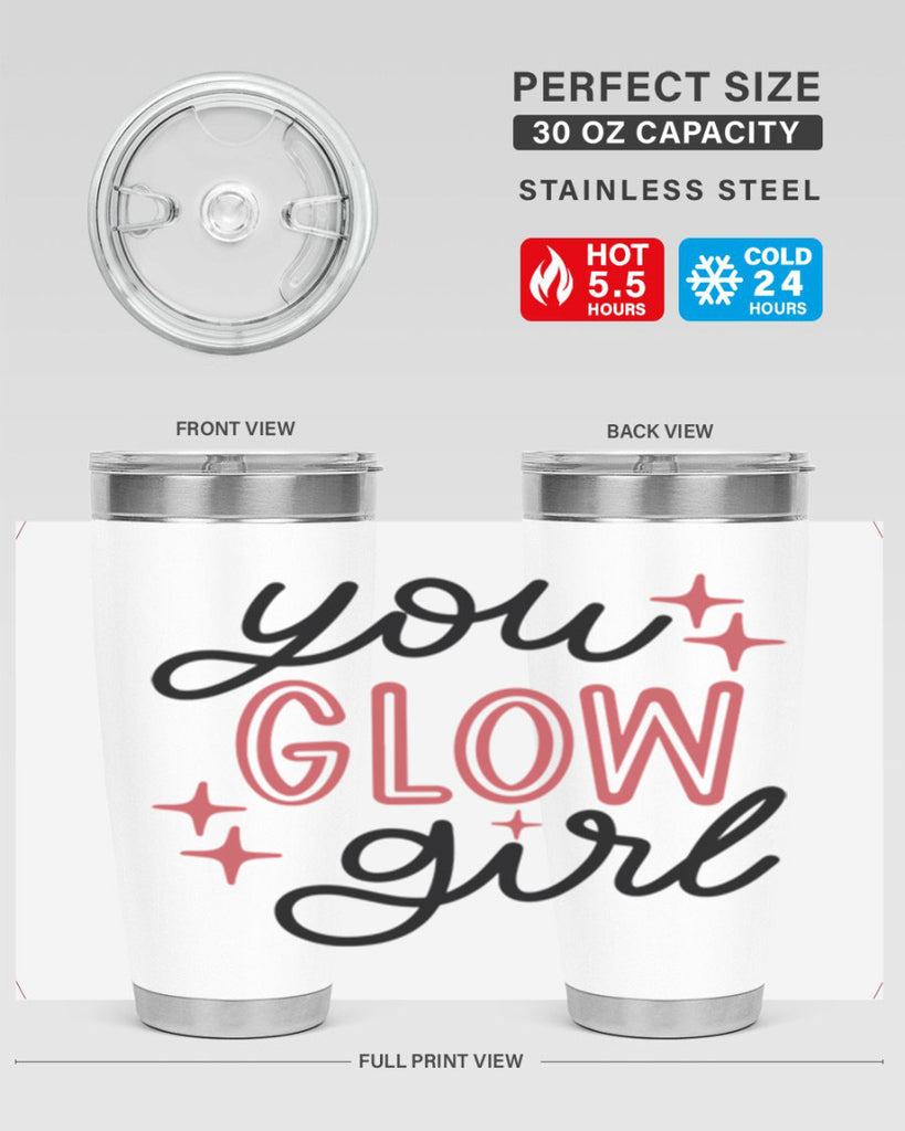 You Glow Girl Style 5#- make up- Tumbler