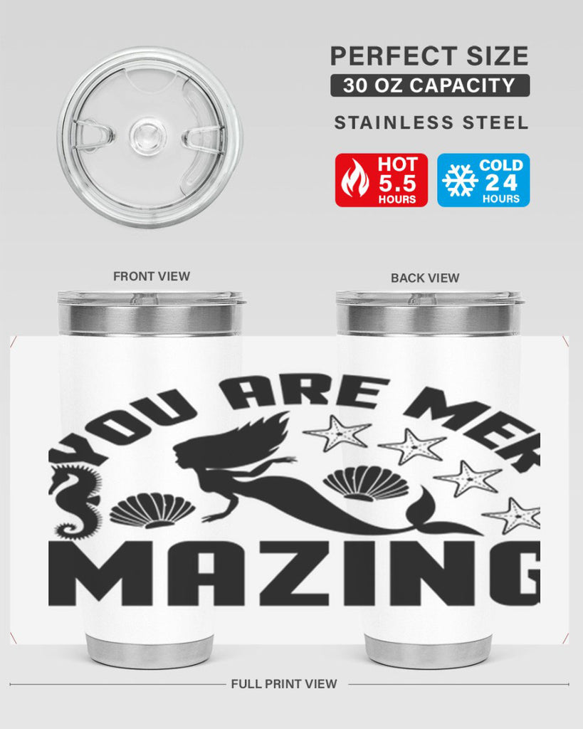 You are mer mazing 685#- mermaid- Tumbler