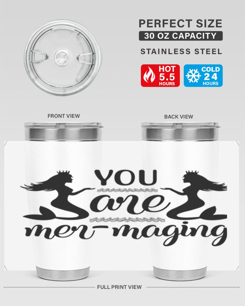 You are mermaging design 686#- mermaid- Tumbler