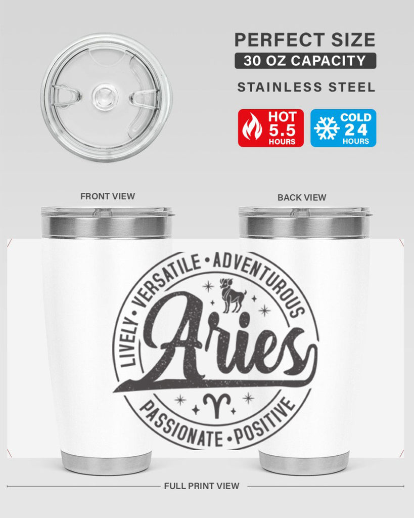 aries 102#- zodiac- Tumbler