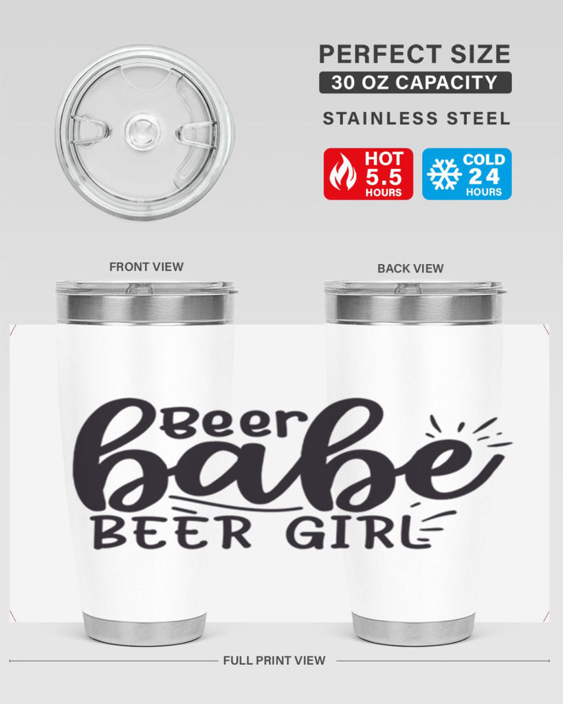 beer babe beer girl 136#- beer- Tumbler