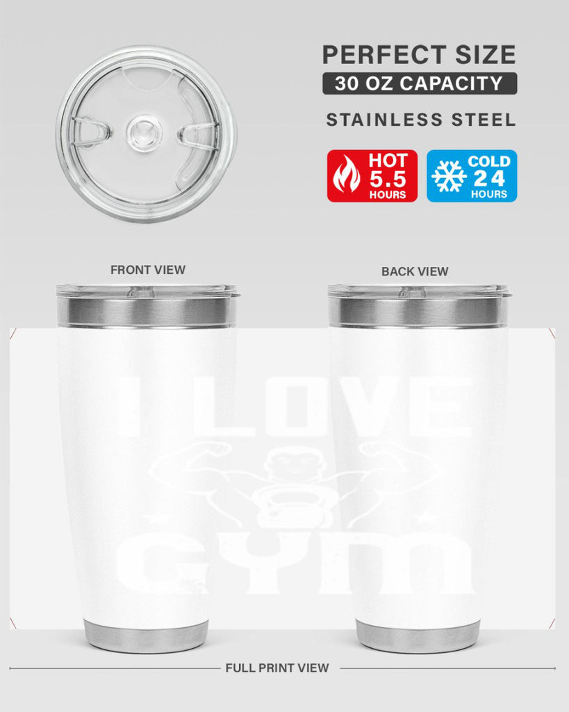 i love gym 88#- gym- Tumbler