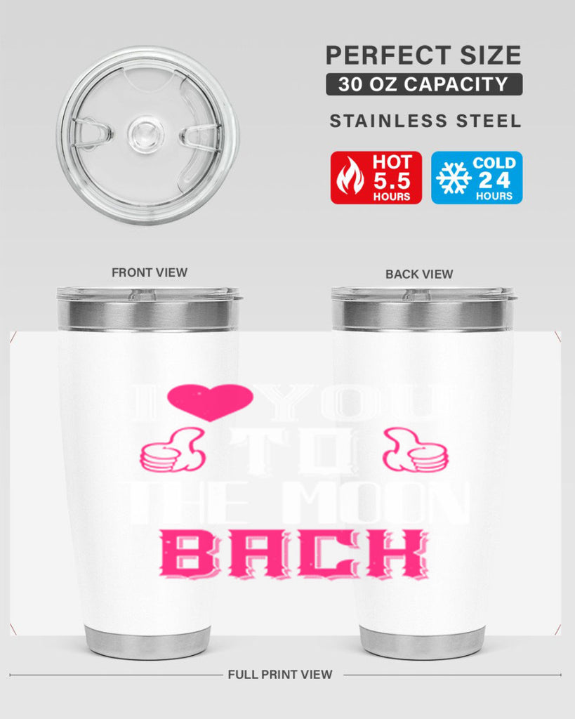 ilove you to the moon beach 49#- valentines day- Tumbler