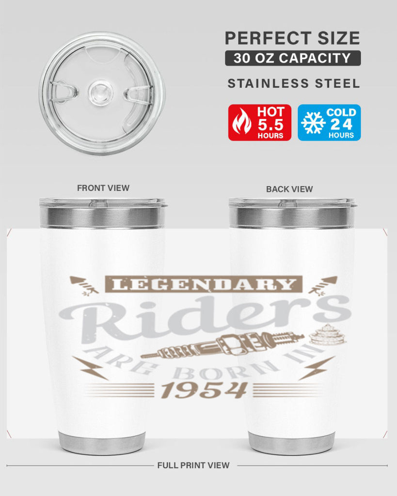 legendary riders are born in Style 60#- birthday- tumbler