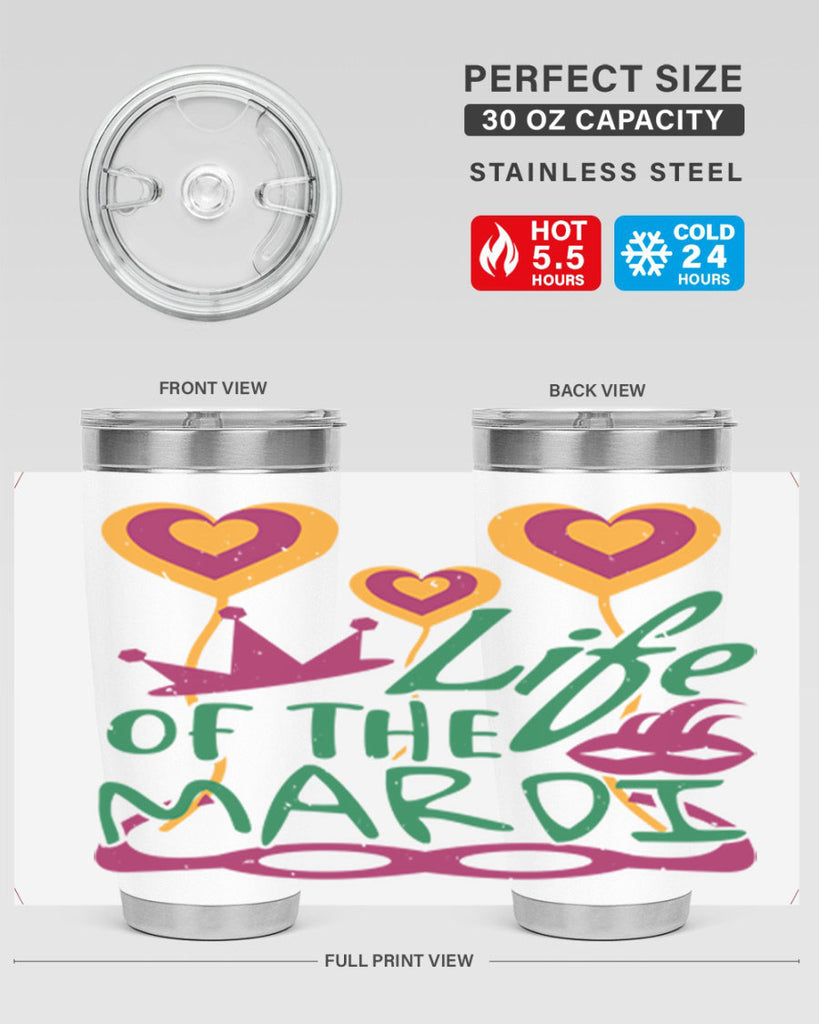life of the mardi 49#- mardi gras- Tumbler