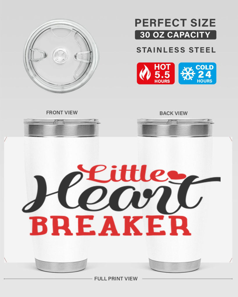 little heart breaker 76#- valentines day- Tumbler